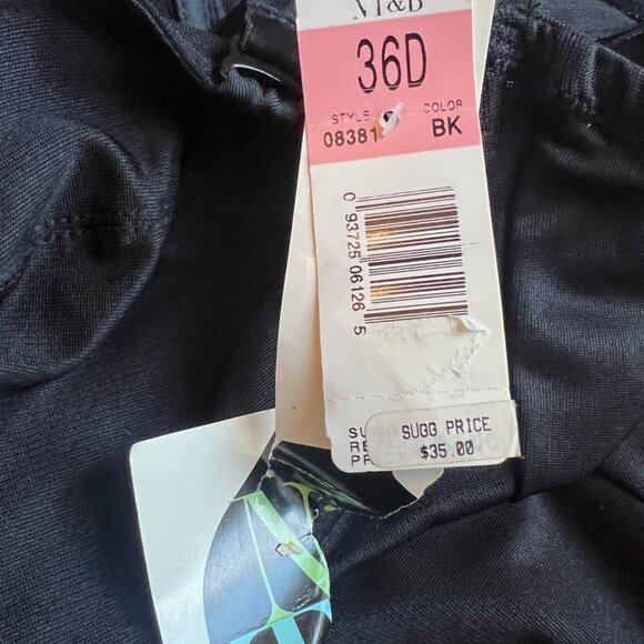 NEW! Nip Tuck & Boost Black Strapless Shapewear mini dress 36D Vintage 08381 - Picture 6 of 10